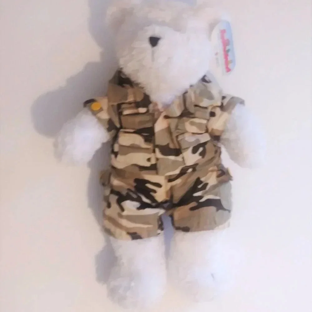 Animal Land‎ White Teddy Bear Camo Outfit